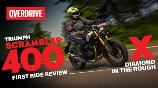 Triumph Scrambler 400 X first ride review – Diamond in the rough  | OVERDRIVE