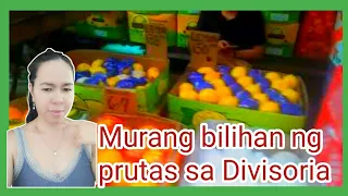 Saan Ang bilihan at bagsakan ng prutas  sa divisoria