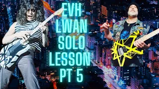 How to play EVH Live Without a Net solo part 5