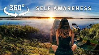 INCREASE AWARENESS & LIVE IN THE PRESENT MOMENT - IMMERSIVE GUIDED MEDITATION 🙏🧘🏼‍♀️ 4K [VR/360°]