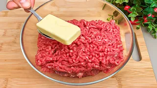 Don't cook minced meat until you see this video! Delicious recipe