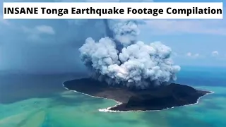 Massive Shockwave Hits Tonga Beach (Multiple videos + angles)