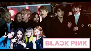 BTS Dancing and Singing to BLACKPINK Songs