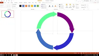 How to create and edit circular arrows in PowerPoint Presentation