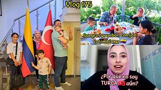 ¿Aún No Soy TURCA?| Mis SUEGROS TURCOS prueban Sancocho COLOMBIANO 😅🇹🇷🇨🇴 | turcolombiana elif