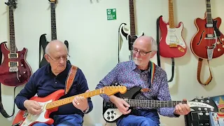 I've been waiting for you 2 - ABBA - Guitar instrumental by Bob Whitebeard and Dave Monk