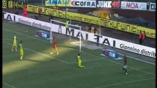 Chievo.V. Bologna 1-1 2009/10 servizio Sky qualita' ottima