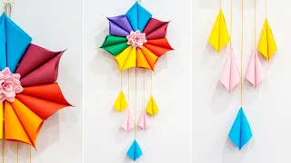 Paper Rainbow Flower wall decoration | Paper wallmate | Paper craft | Wall Hanging Idea | Wall Decor