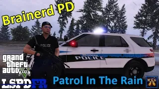 Brainerd Police Patrol in the Rain (Real-Time) | GTA 5 LSPDFR Episode 432