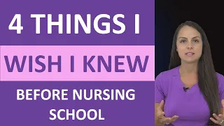 4 Things I Wish I Would Have Known Before Starting Nursing School