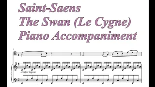 The Swan(Le Cygne)by Saint-Saens Piano Accompaniment / 생상스 백조 피아노반주