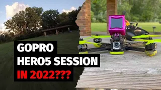 Crashing my FPV drone while testing a new camera…