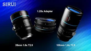 Anamorphics are go!The complete set of SIRUI full-frame anamorphics now stands at four lenses