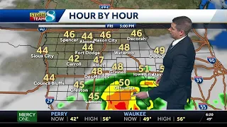 Incoming cold front brings big weather change