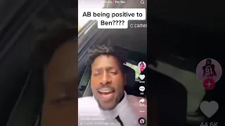 Antonio Brown on cameo today talking about Big Ben’s last game..