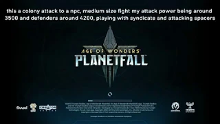 Age of wonders: Planetfall on ps4, attacking spacers npc dwelling, manual combat