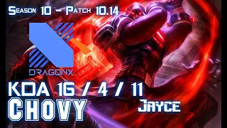 DRX Chovy JAYCE vs TES Knight SYNDRA Mid - Patch 10.14 KR Ranked