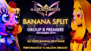 Katharine McPhee Foster & David Foster “Banana Split Mask”  - A million dreams @ (Group B Premiere)