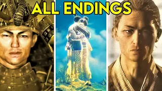 Trek To Yomi - ALL ENDINGS Choices (4K 60FPS)