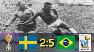 1958 World Cup final *Sweden vs Brazil*