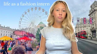 my first week as a fashion intern