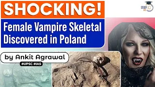 Grave Of A 'Female Vampire' Unearthed at cemetery in Poland | Female Vampire Grave | @studyiqofficial