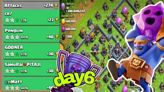 super bowler smash attack th15|legend league attacks October season day6|clash of clans