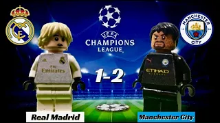 Real Madrid 1-2 Manchester City | Highlights in LEGO