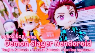 UNBOXING Demon Slayer Fake Nendoroid (Tanjiro Kamado, Nezuko Kamado, Zenitsu Agatsuma) Bootleg