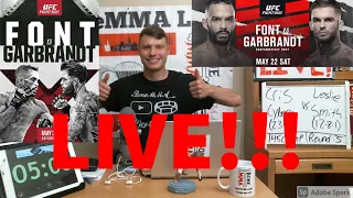 UFC on ESPN+ Font vs Garbrandt Live Stream Play-by-Play