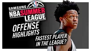 De'Aaron Fox 2017 Summer League Offense Highlights - Kings Debut!