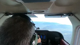 Cessna 172 IFR flight from Whiteman airport to Fullerton airport