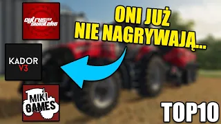 TOP 10 NAJLEPSZYCH FARMINGOWYCH YOUTUBERÓW KTÓRZY JUŻ NIE NAGRYWAJĄ!