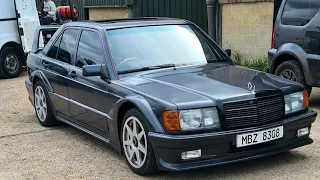 mercedes 190e 2.3 16v cosworth build, evolution 2 kit