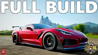 Forza Horizon 4: 2019 C7 ZR1, FULL BUILD, 1,000+ HP,  and Gameplay!