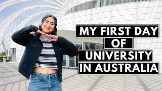 First day of university vlog | A day in my life as a college student | International Student