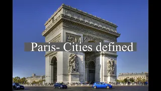 Paris - Cities defined