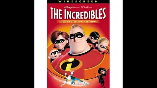 Opening to The Incredibles Widescreen DVD (2005, Both Discs)