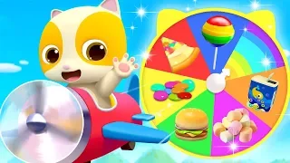 Yummy Food on Colorful Wheel | Colors Song, Learn Colors | Nursery Rhymes | Kids Songs | BabyBus