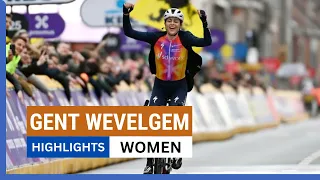 Gent-Wevelgem 2023 Highlights - Women's Race