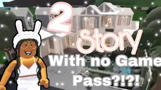 HOW TO MAKE A 2 STORY HOME WITH NO GAMEPASS?!?! ROBLOX