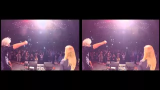 Brian May & Kerry Ellis 3-D Selfie - We Will Rock You: Sofia [March 16, 2016]
