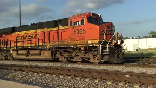 A Busy Evening on the BNSF Chillicothe sub plus NS B63 Streator, IL 08/25/23