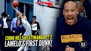 Chino Hills vs Etiwanda Got INTENSE! LaMelo Gets a Clean Dunk & Dad Almost Gets Kicked Out?