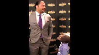 Jarrius interviews the Roman reigns #romanreigns #jarrius