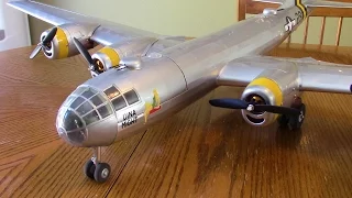 Guillows B-29 rc conversion review