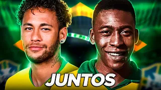 E se PELÉ e NEYMAR jogassem JUNTOS? 🇧🇷  │ FIFA 22 Experimentos