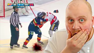 Reagerar på SJUKA SLAGSMÅL I SHL!