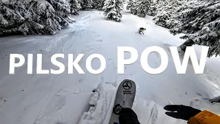 Pilsko 12.02.2021 ani to POWDER ani to FreeRide | pierwszy dzień sezonu