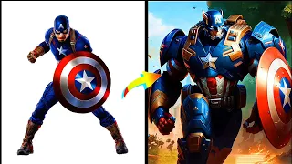 AVENGERS but TRANSFORMERS - Vengers 💥 All Superhero Characters